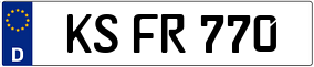 Truck License Plate